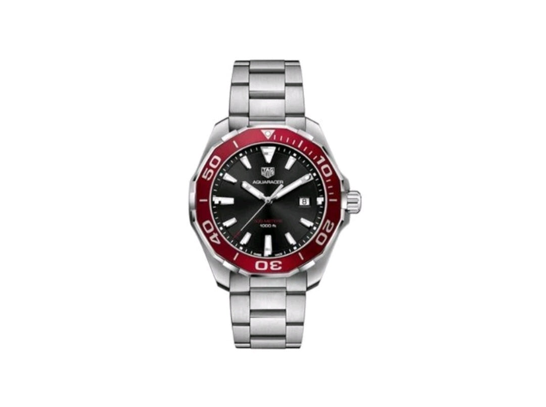 TAG Heuer Aquaracer Watch Men's Black Dial WAY101B.BA0746