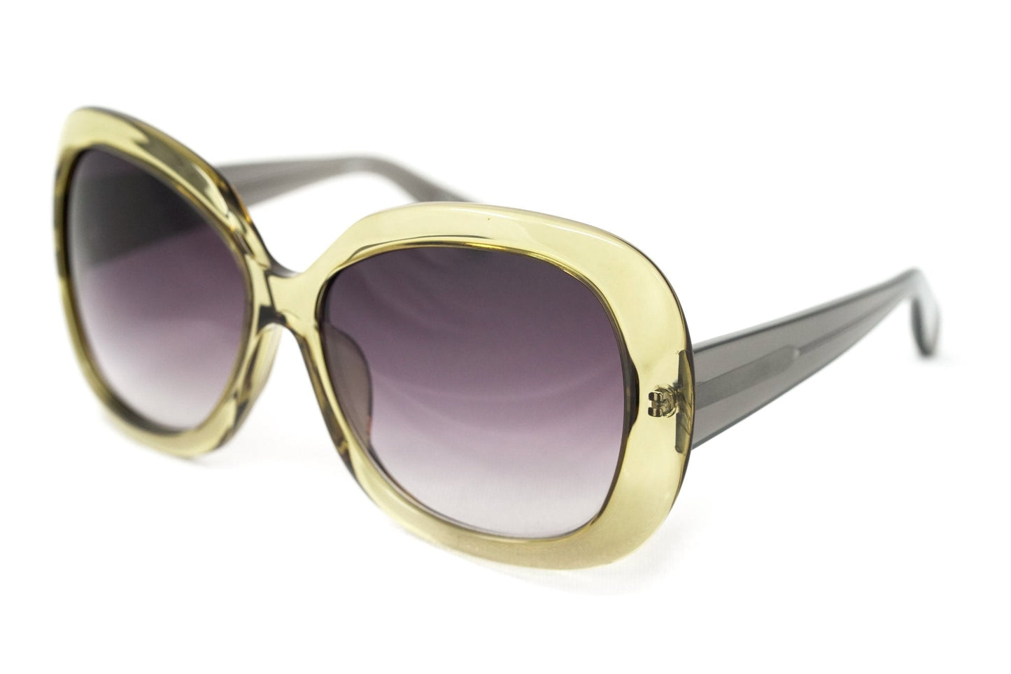 Rue De Mail Sunglasses Oversized Green Brown