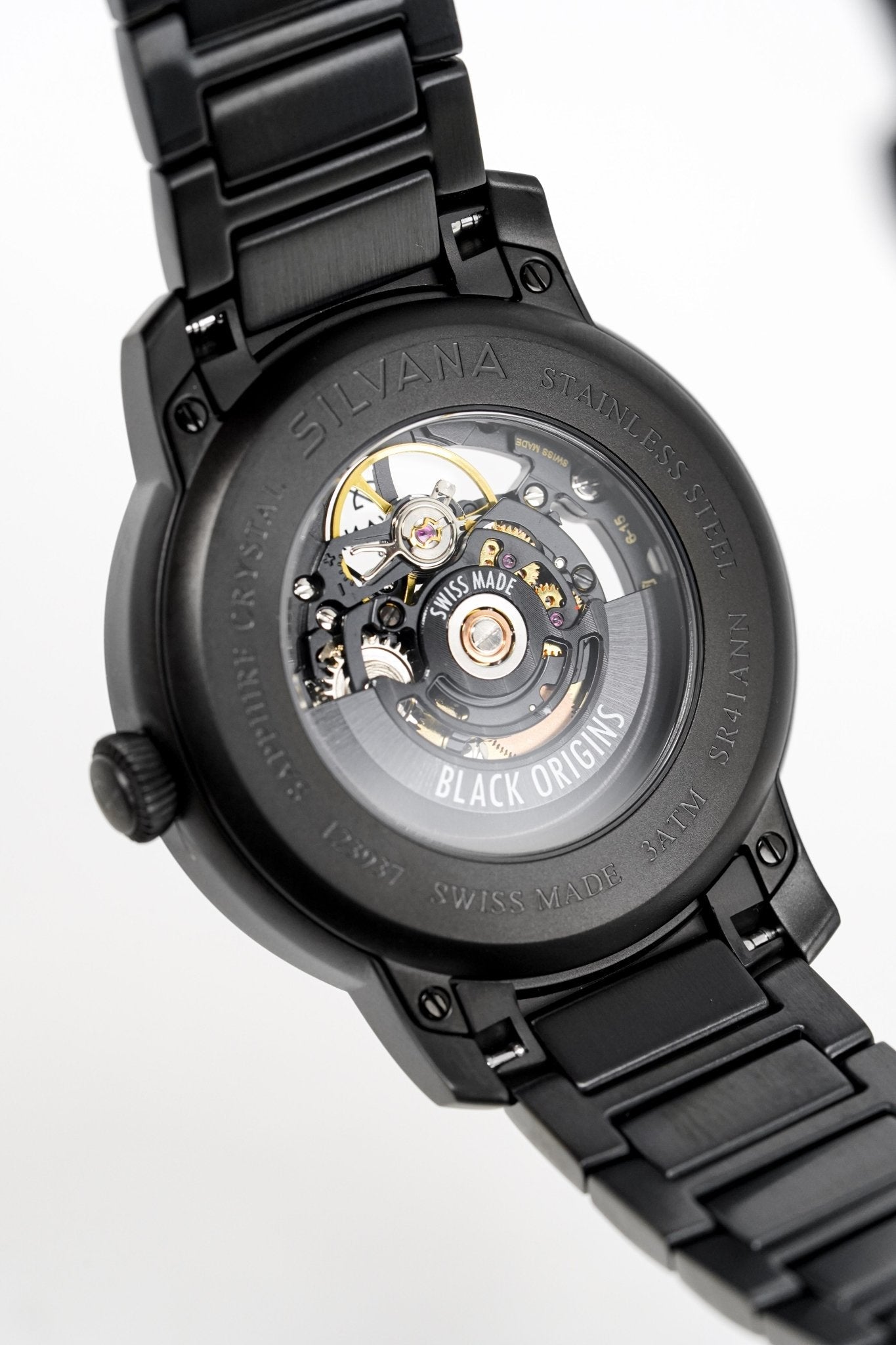 Silvana Men's Watch Black Origins Black PVD SR41ANN63N