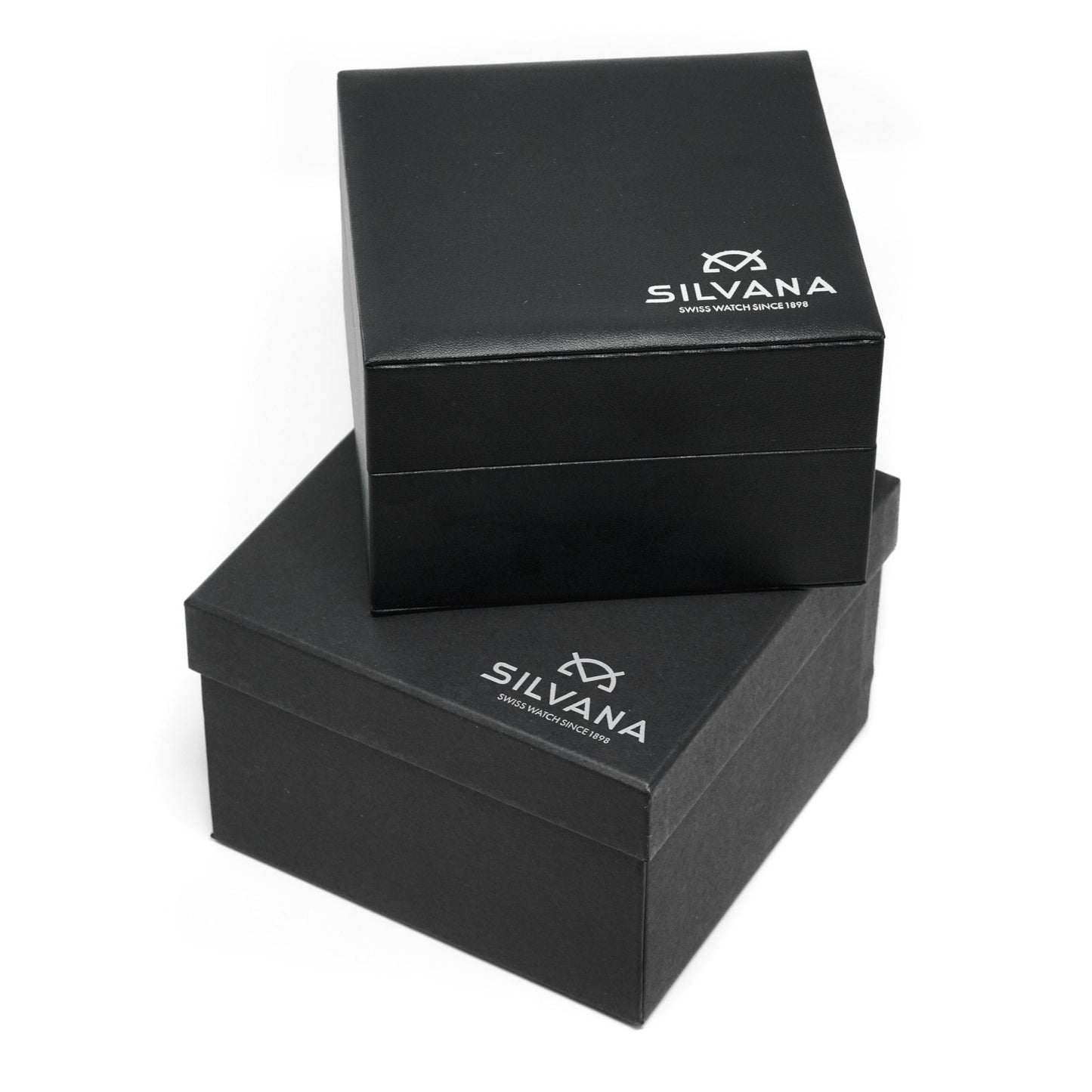 Silvana Men's Watch Black Origins Silver Rubber SR41ASS63RN