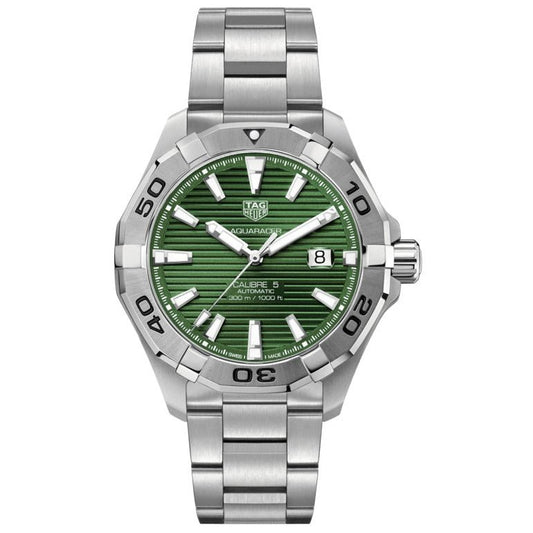 TAG HEUER Watch Pre-Owned 2020 Automatic AQUARACER Green WAY2015.BA0927