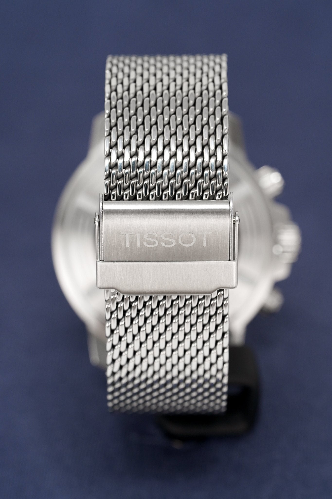Tissot Chronograph Watch SEASTAR 1000 Blue Mesh T1204171104102