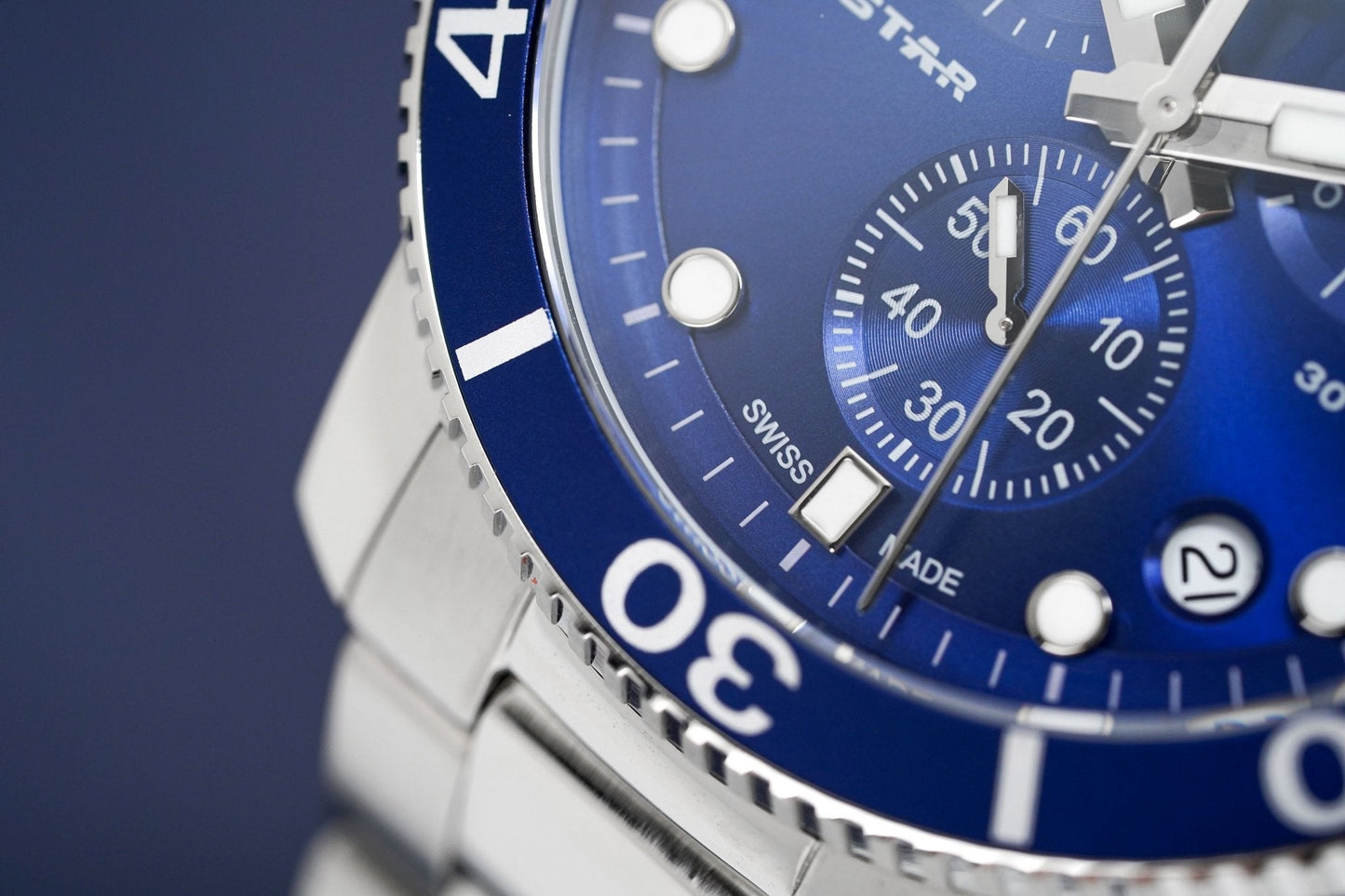 Tissot Chronograph Watch SEASTAR 1000 Blue T1204171104100