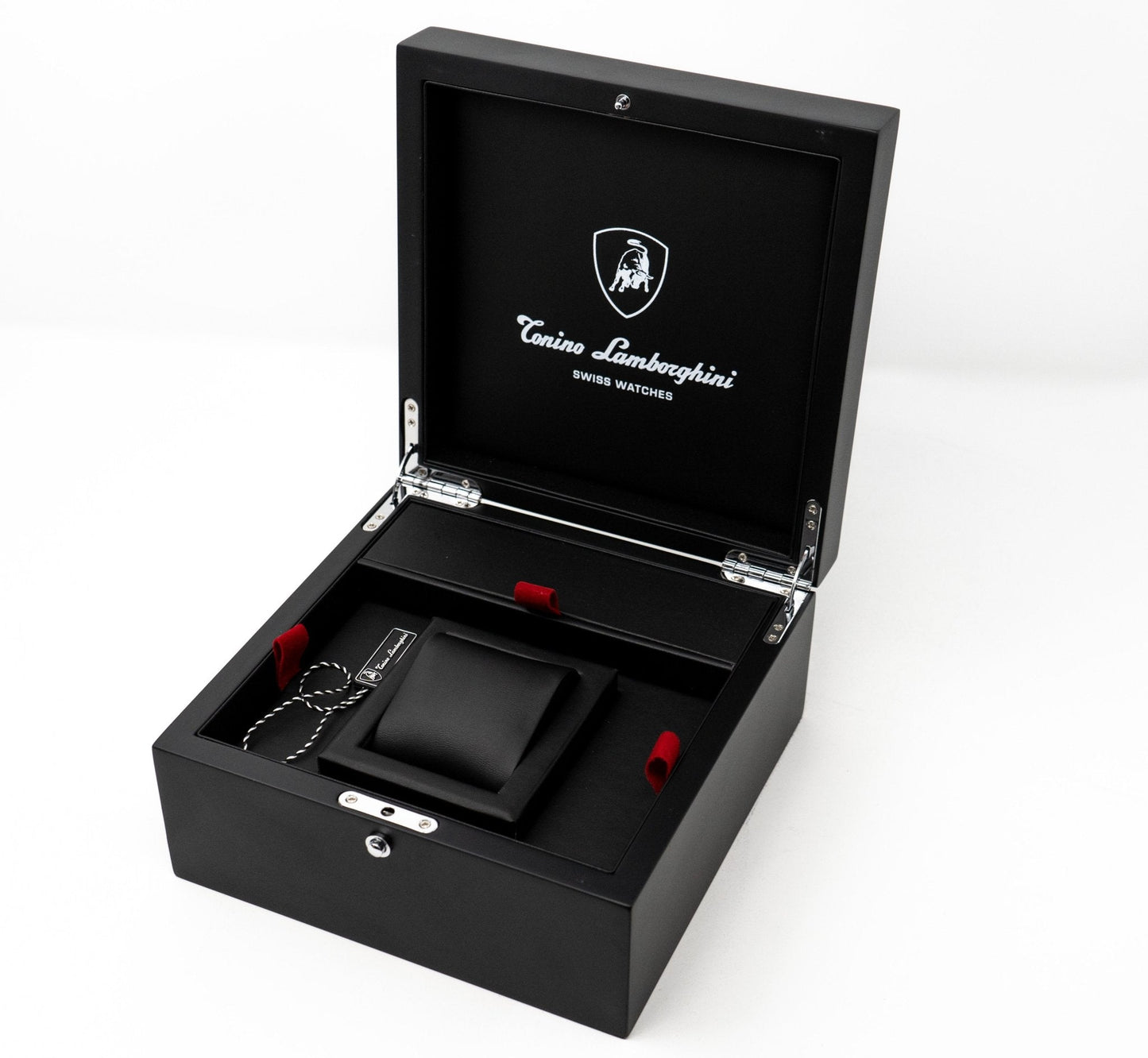 Tonino Lamborghini Spyderleggero Chronograph Watch Day Date Red TLF-T07-2
