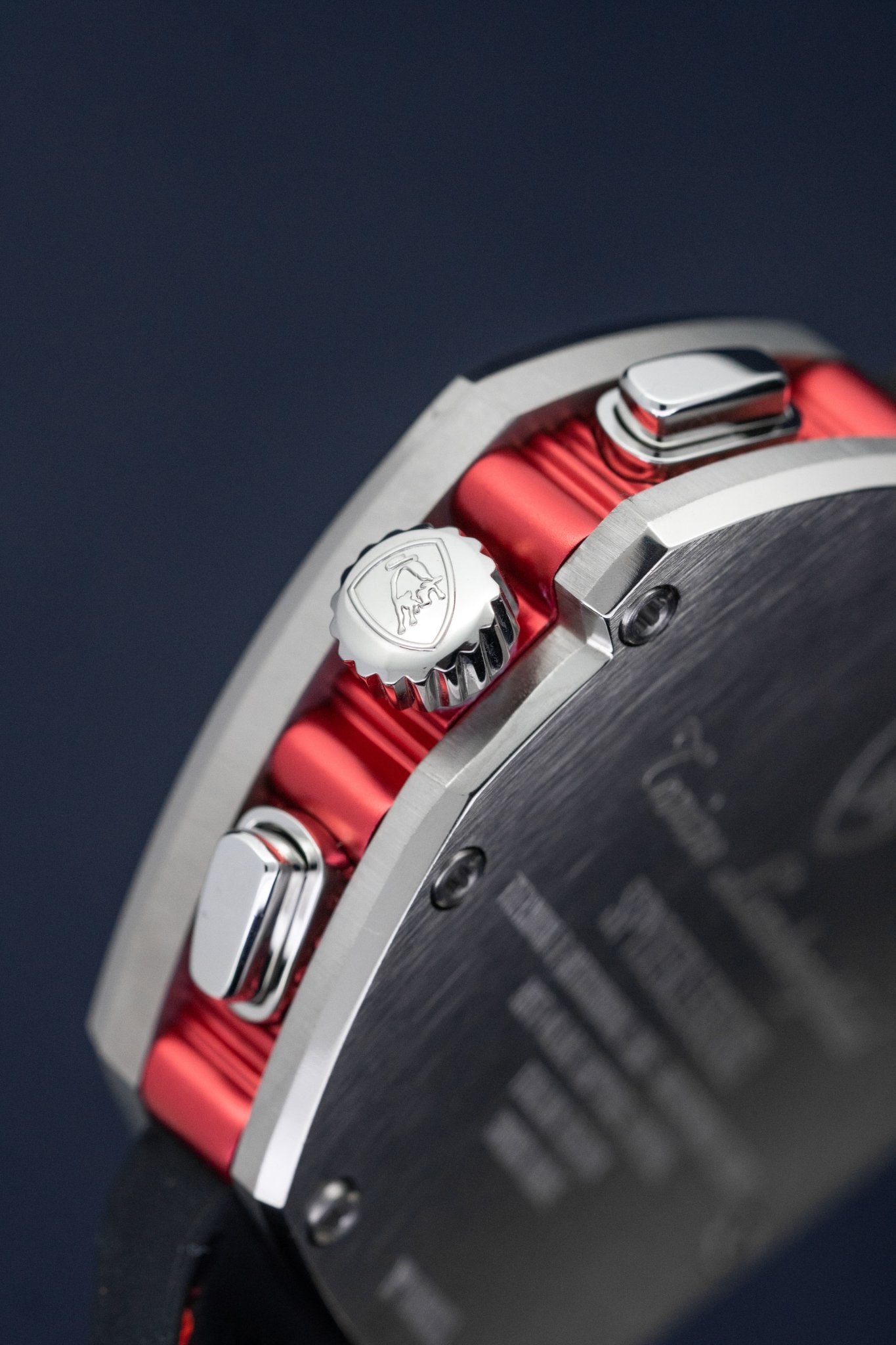 Tonino Lamborghini Spyderleggero Chronograph Watch Day Date Red TLF-T07-2