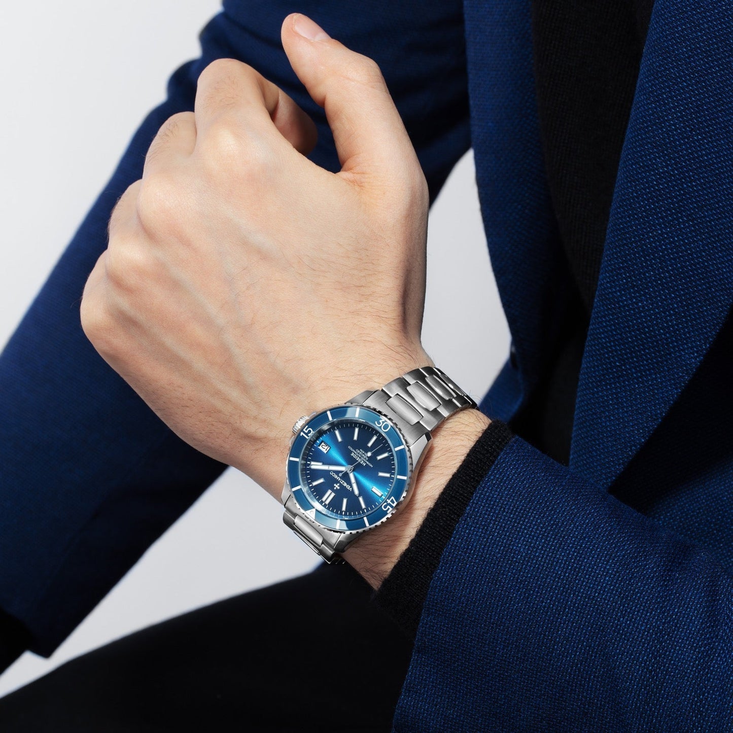 Venezianico Automatic Watch Nereide 39 Canova Bracelet Blue 3121502C