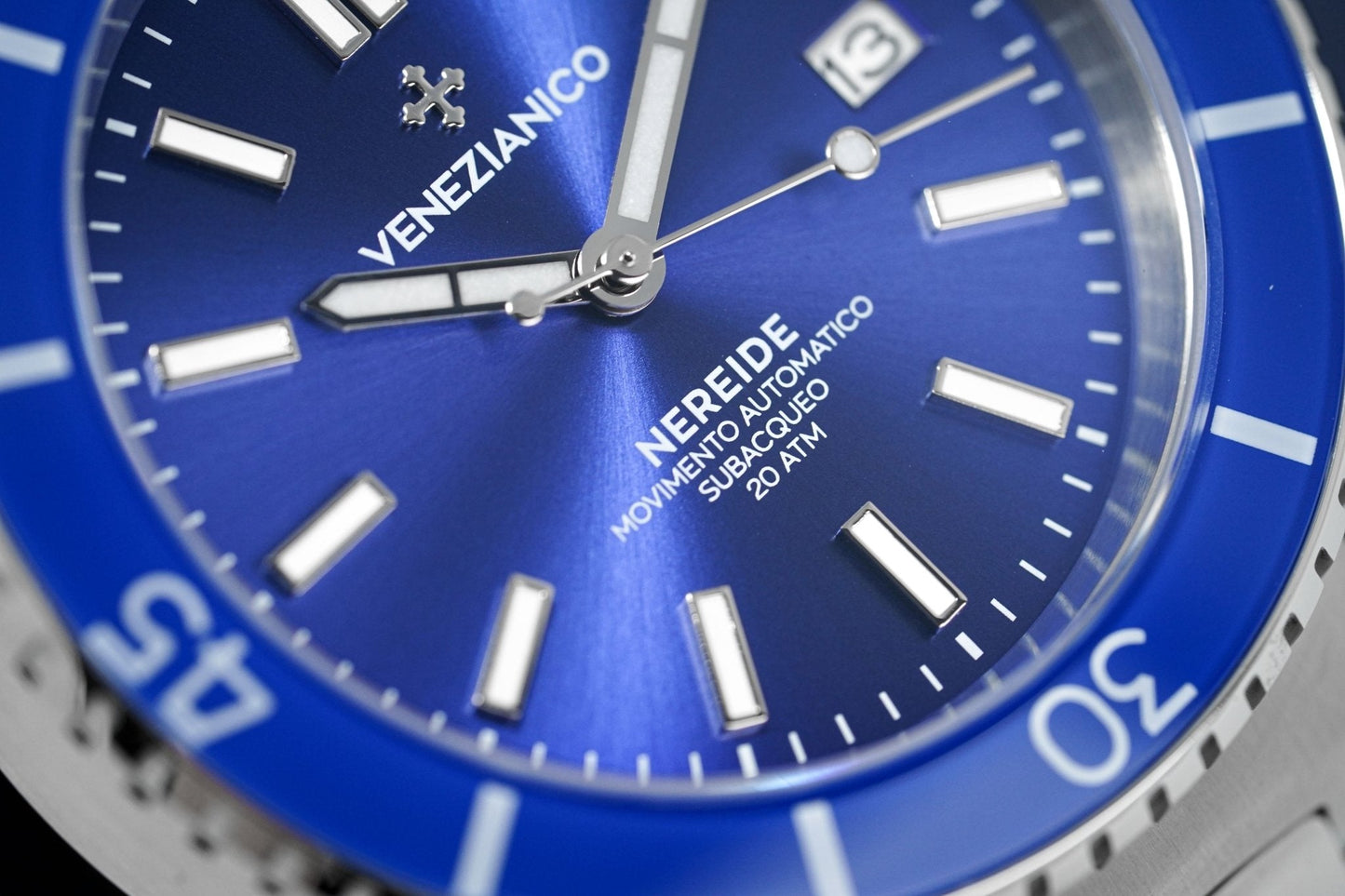 Venezianico Automatic Watch Nereide Canova Bracelet Blue 3321502C