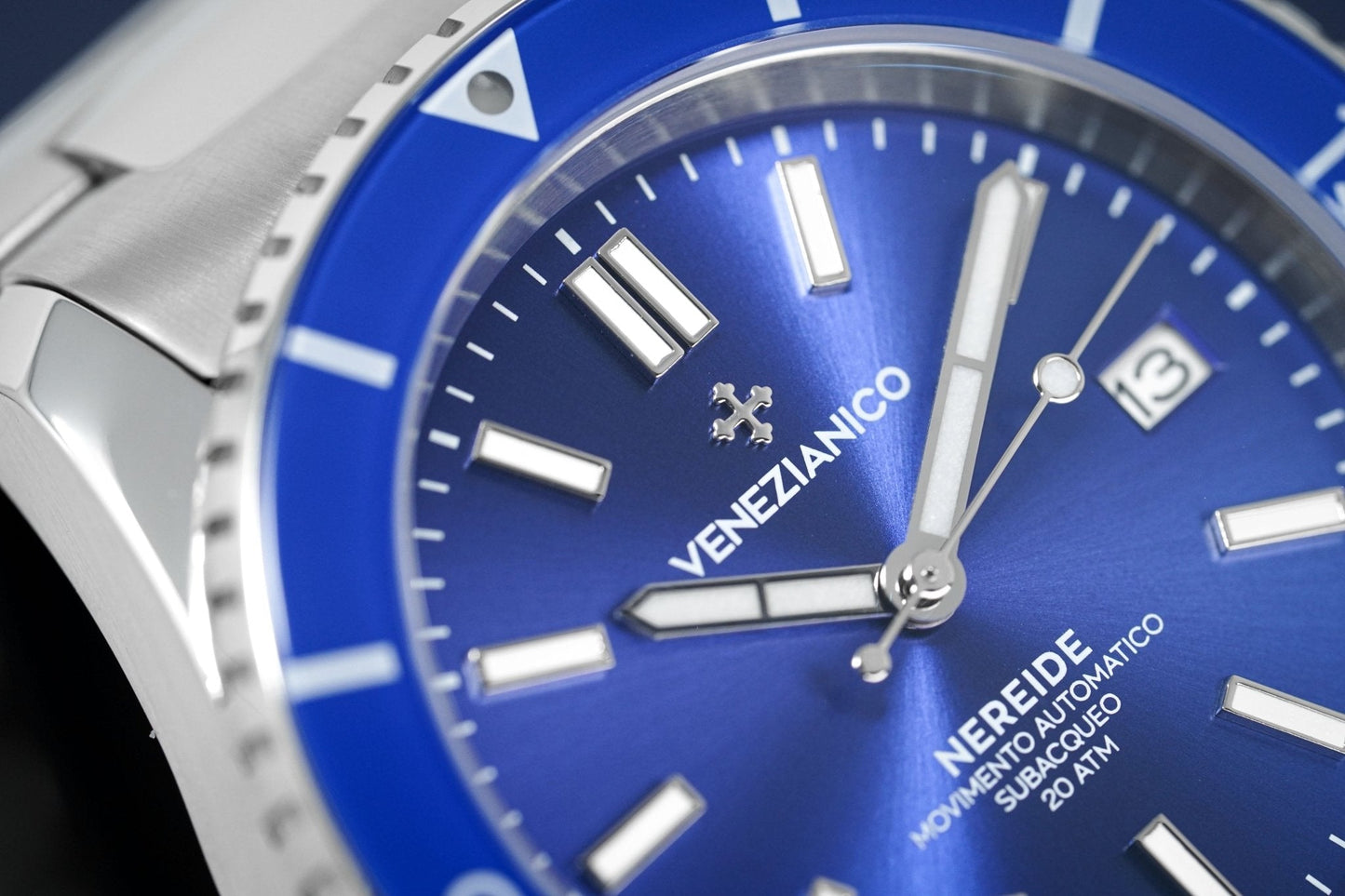 Venezianico Automatic Watch Nereide Canova Bracelet Blue 3321502C