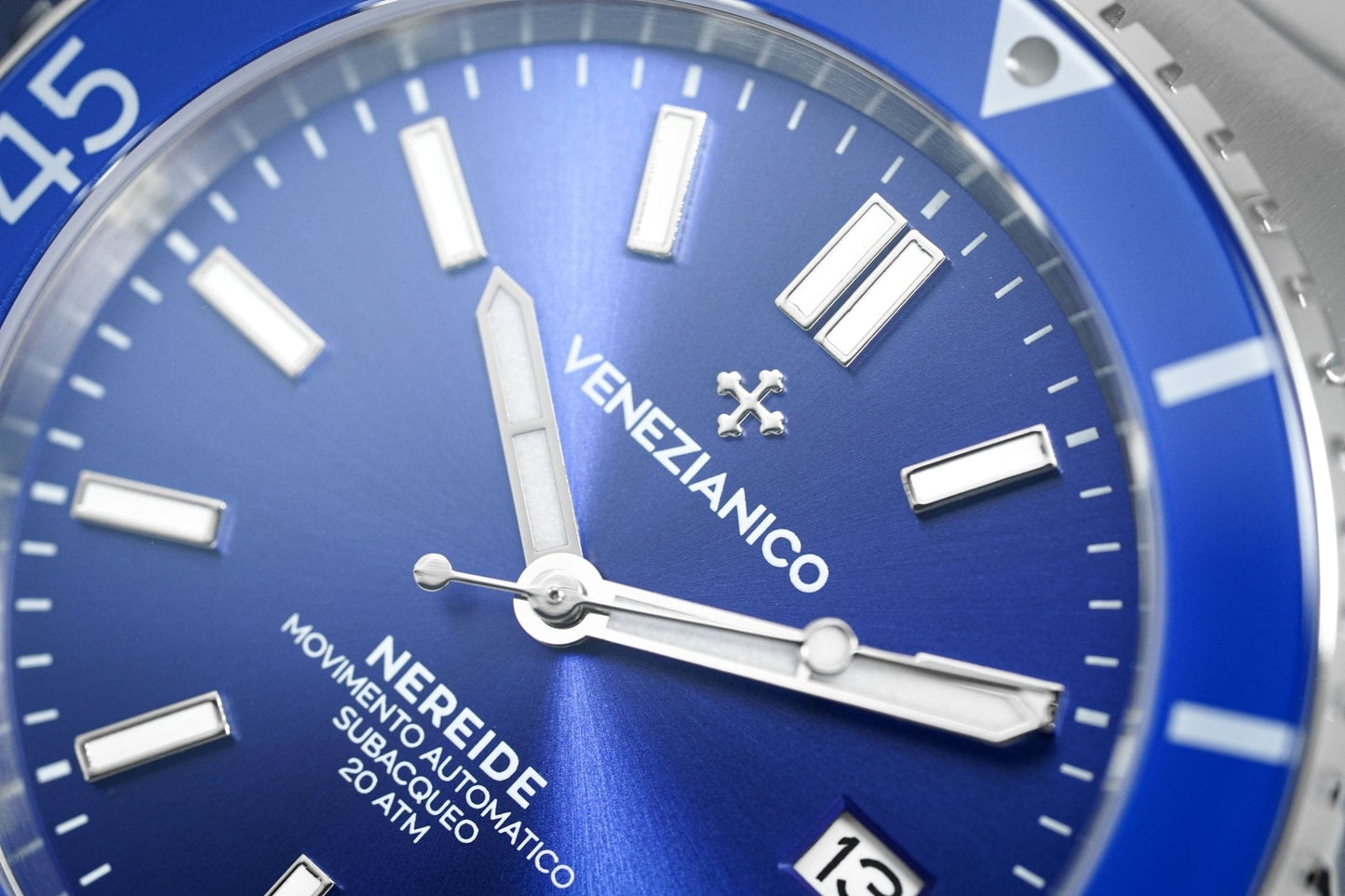 Venezianico Automatic Watch Nereide Canova Bracelet Blue 3321502C