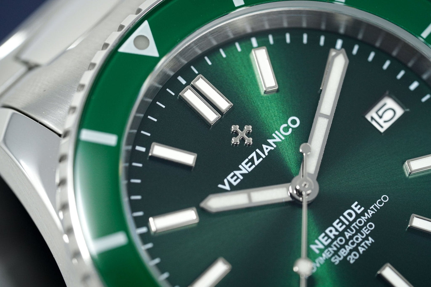Venezianico Automatic Watch Nereide Canova Bracelet Green 3321501C