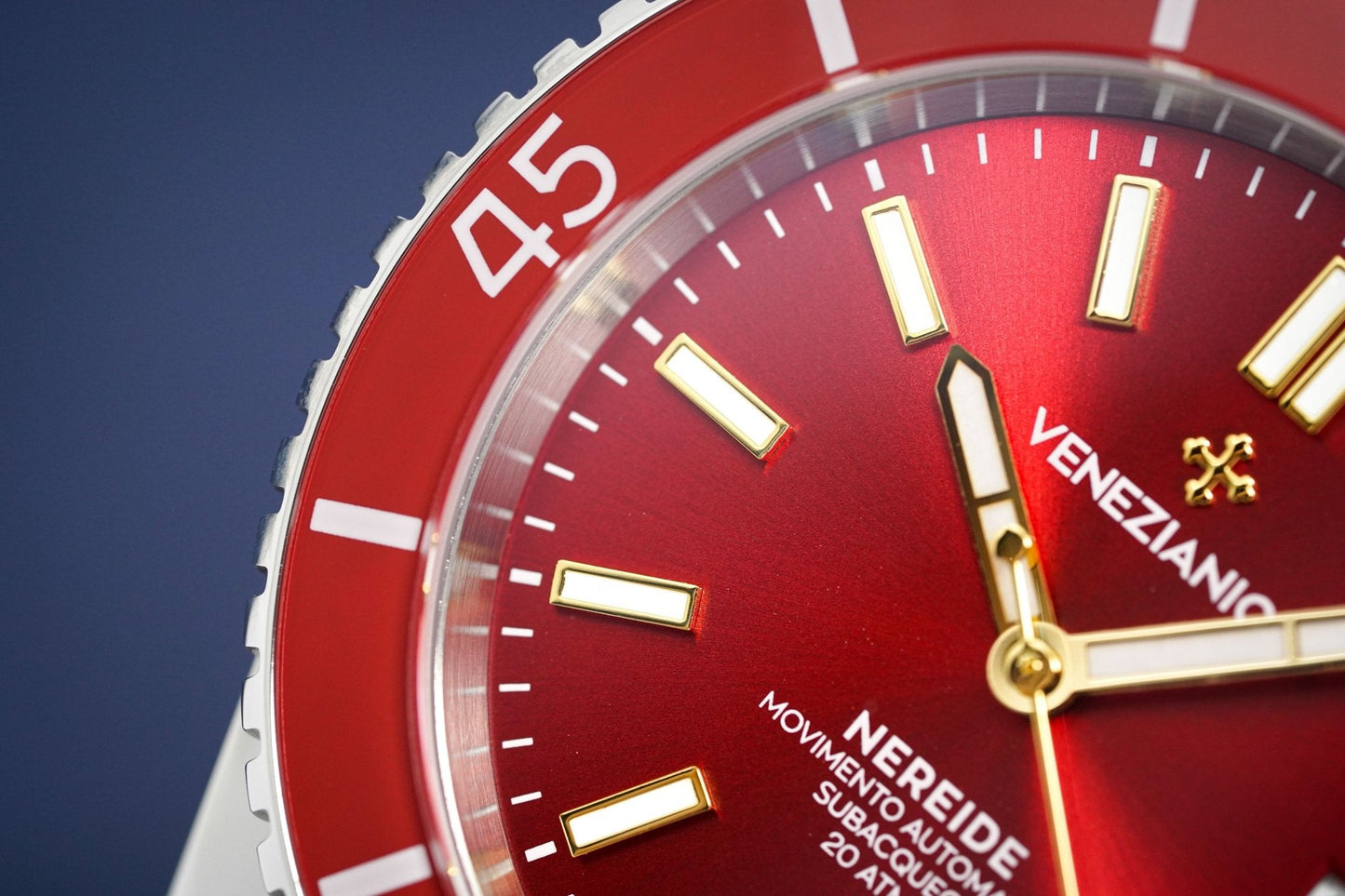 Venezianico Automatic Watch Nereide Canova Bracelet Red 3321503C
