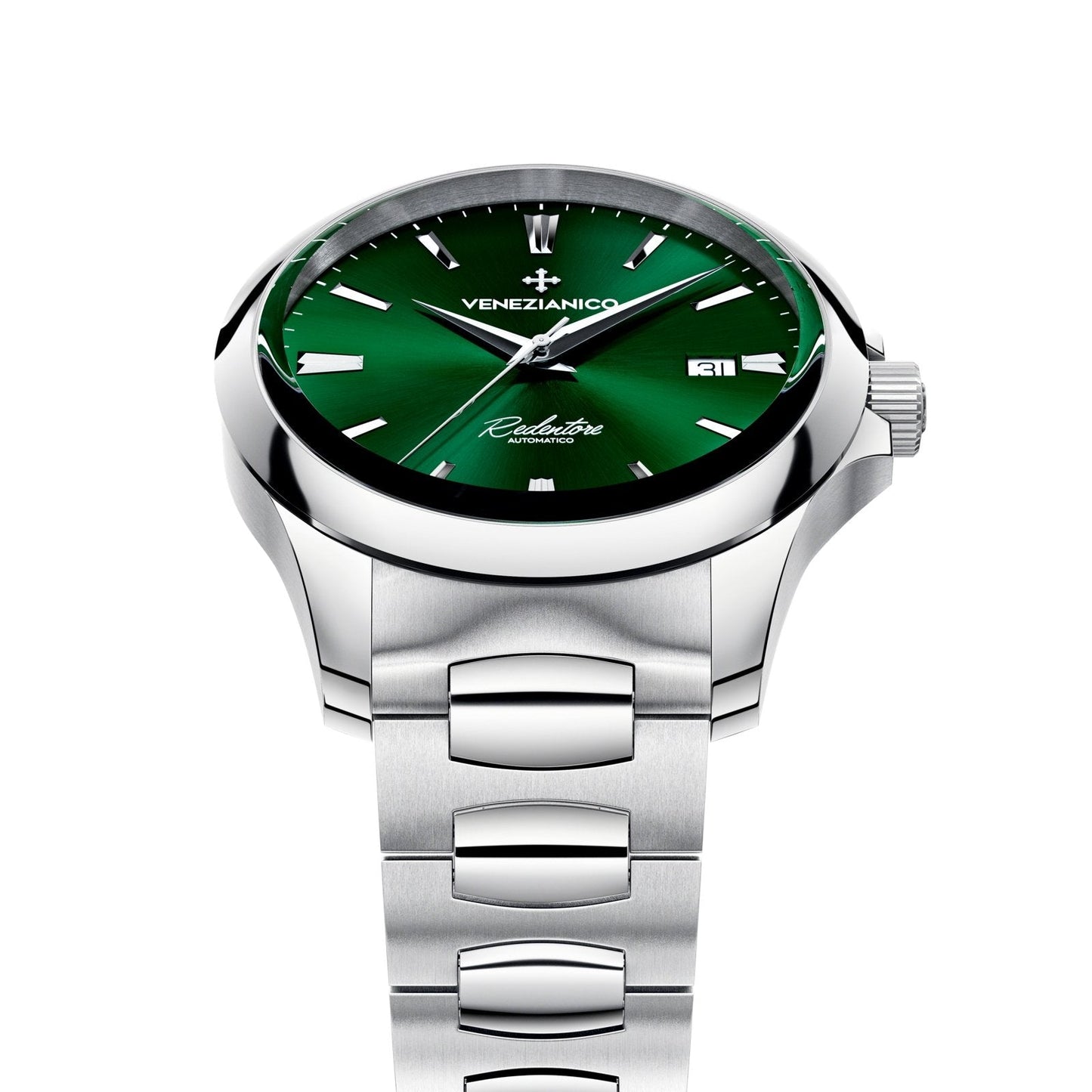 Venezianico Automatic Watch Redentore 40 Green Steel 1221501C