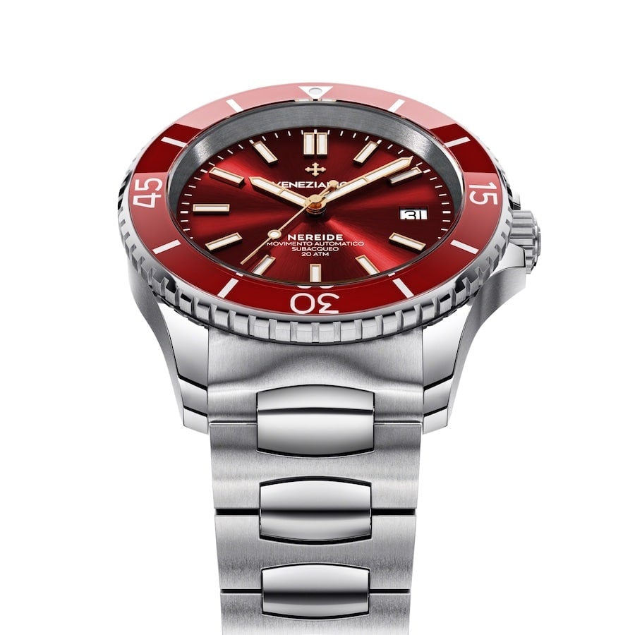 Venezianico Automatic Watch Nereide Canova Bracelet Red 3321503C
