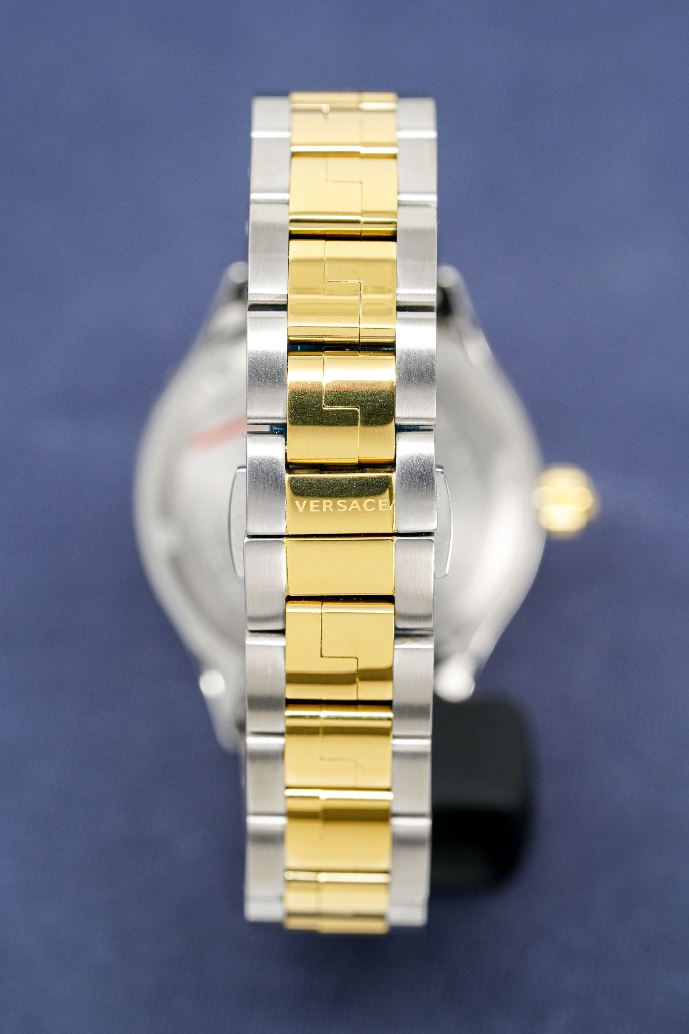 Versace Ladies Hellenyium Two-Tone Silver Gold Bracelet V12030015