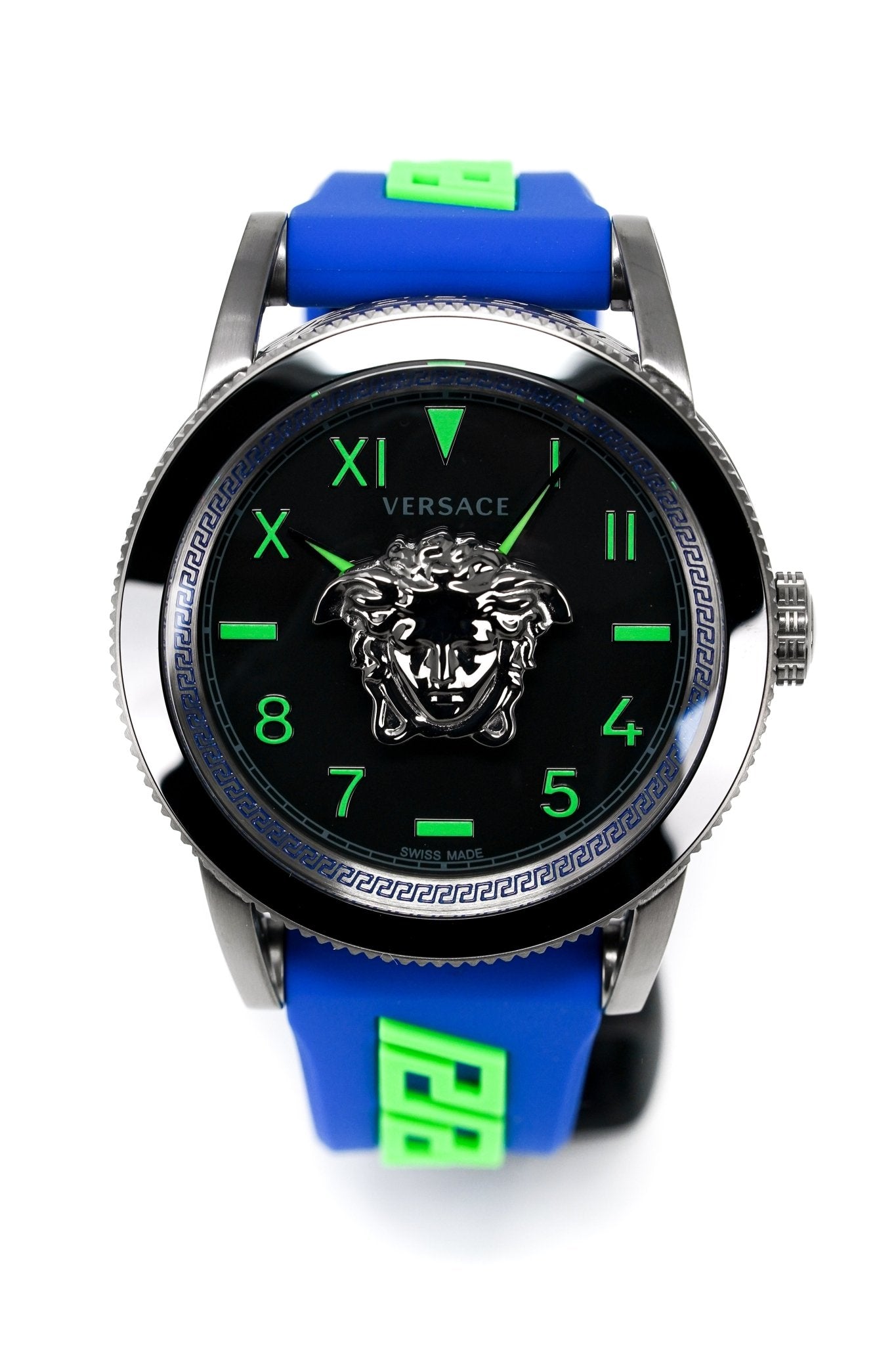Versace Men's Watch V-Palazzo 43mm Blue VE2V00722