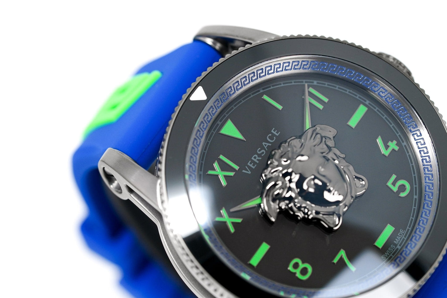 Versace Men's Watch V-Palazzo 43mm Blue VE2V00722