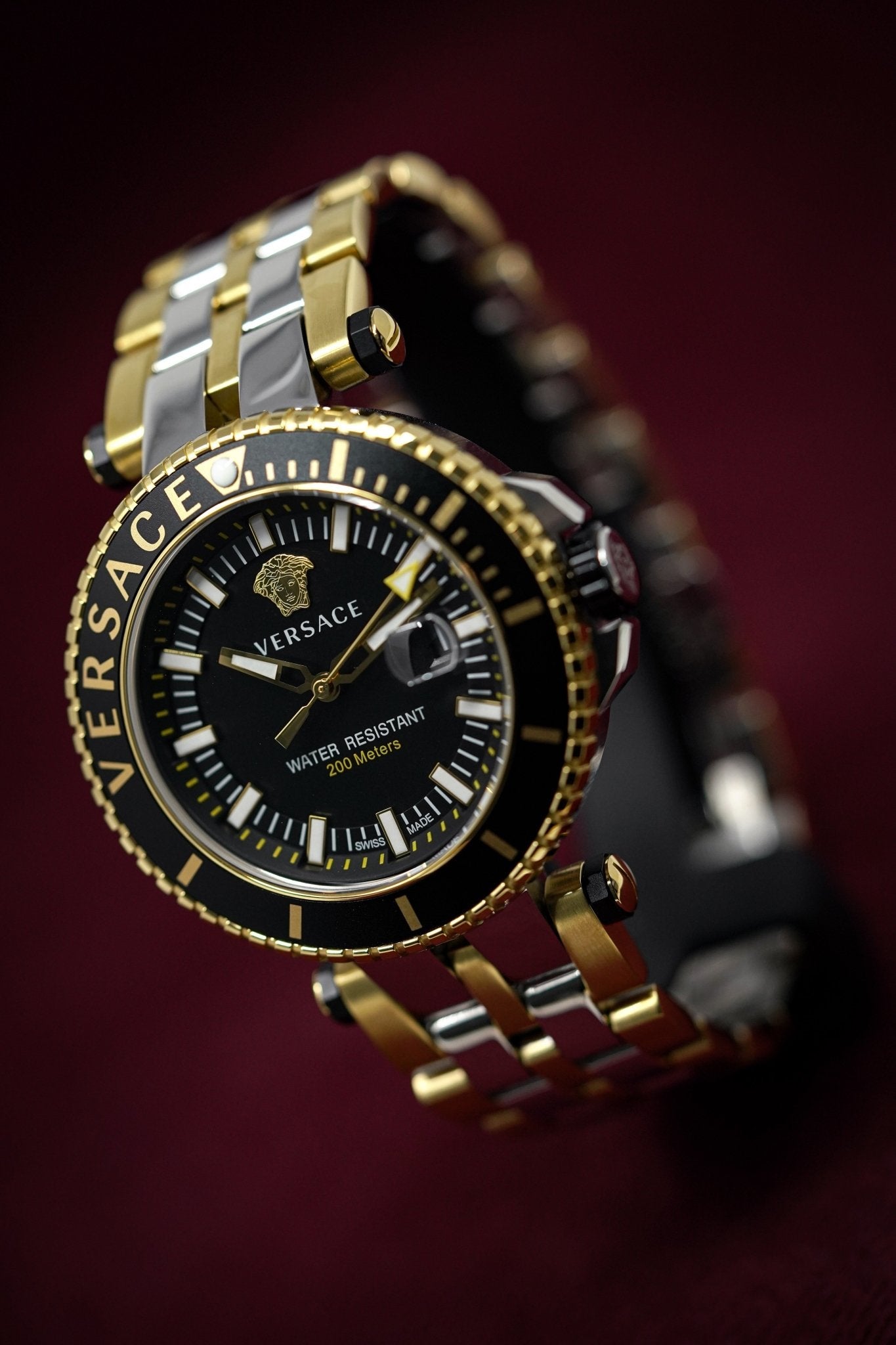 Versace V-Race Diver Two Tone