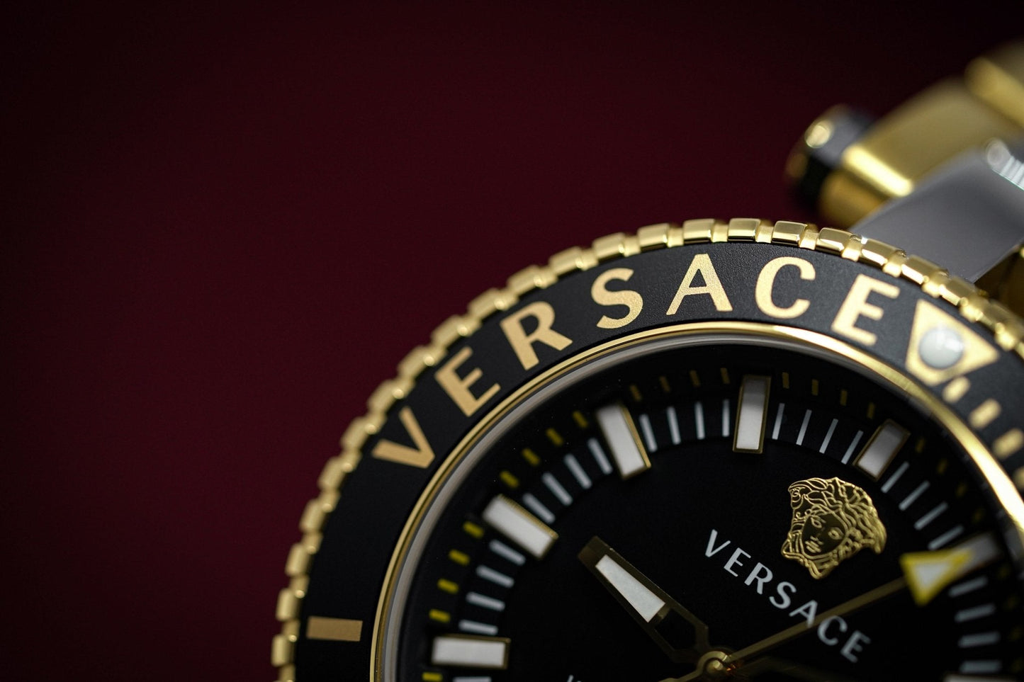 Versace V-Race Diver Two Tone