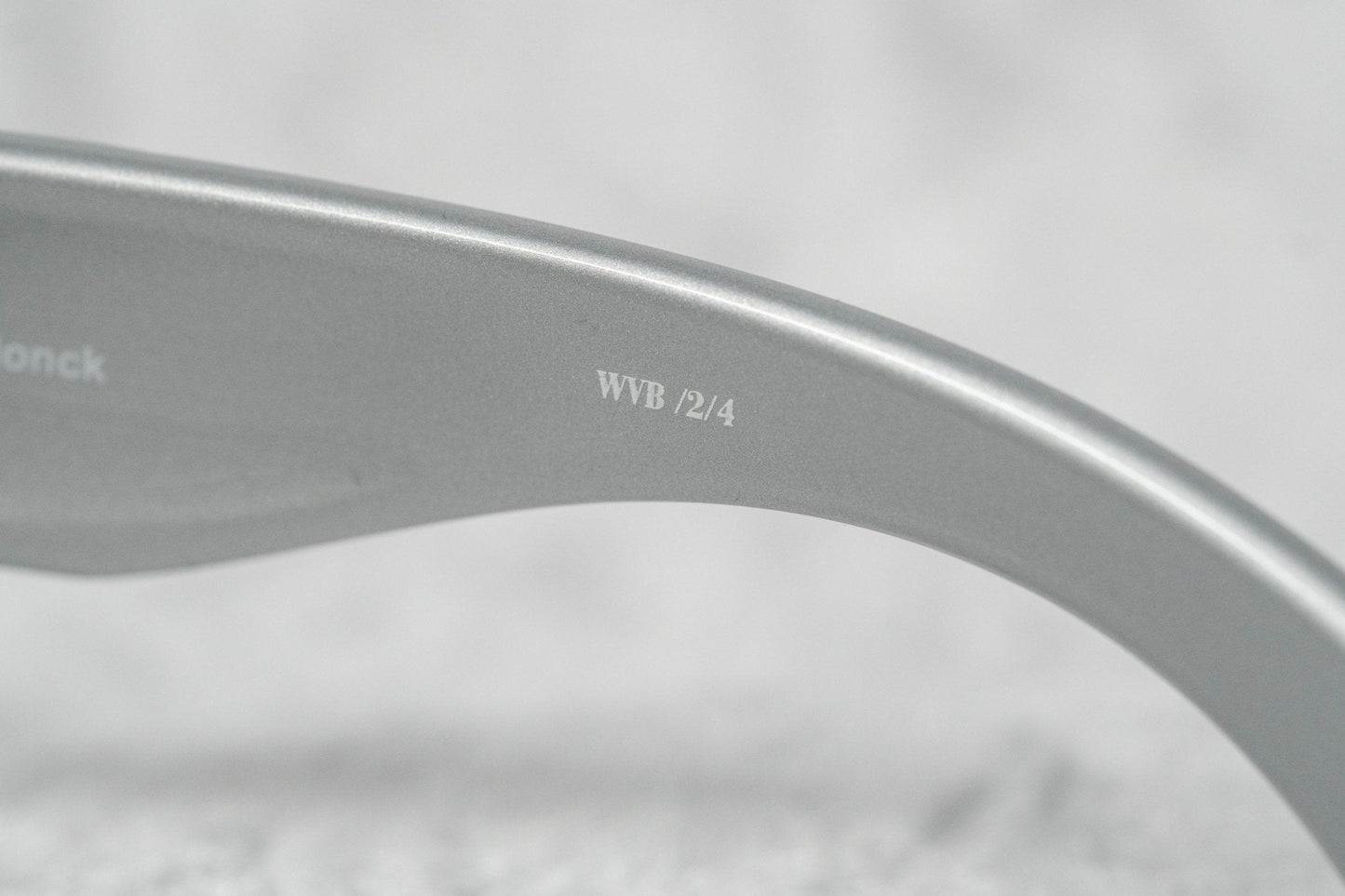 Walter Van Beirendonck Sunglasses Special Silver and Clear