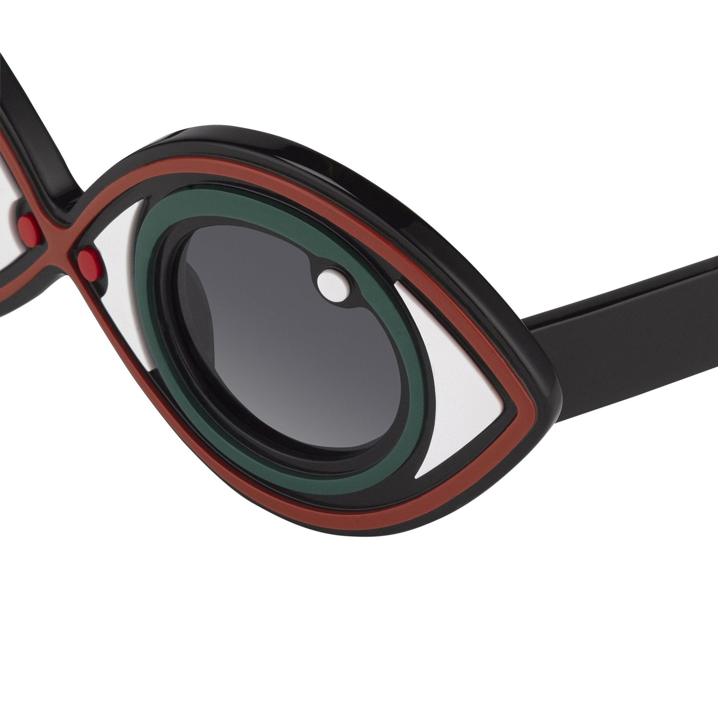 Yaz Bukey Ladies Sunglasses Eye Spy Green and Grey YAZ2C2SUN