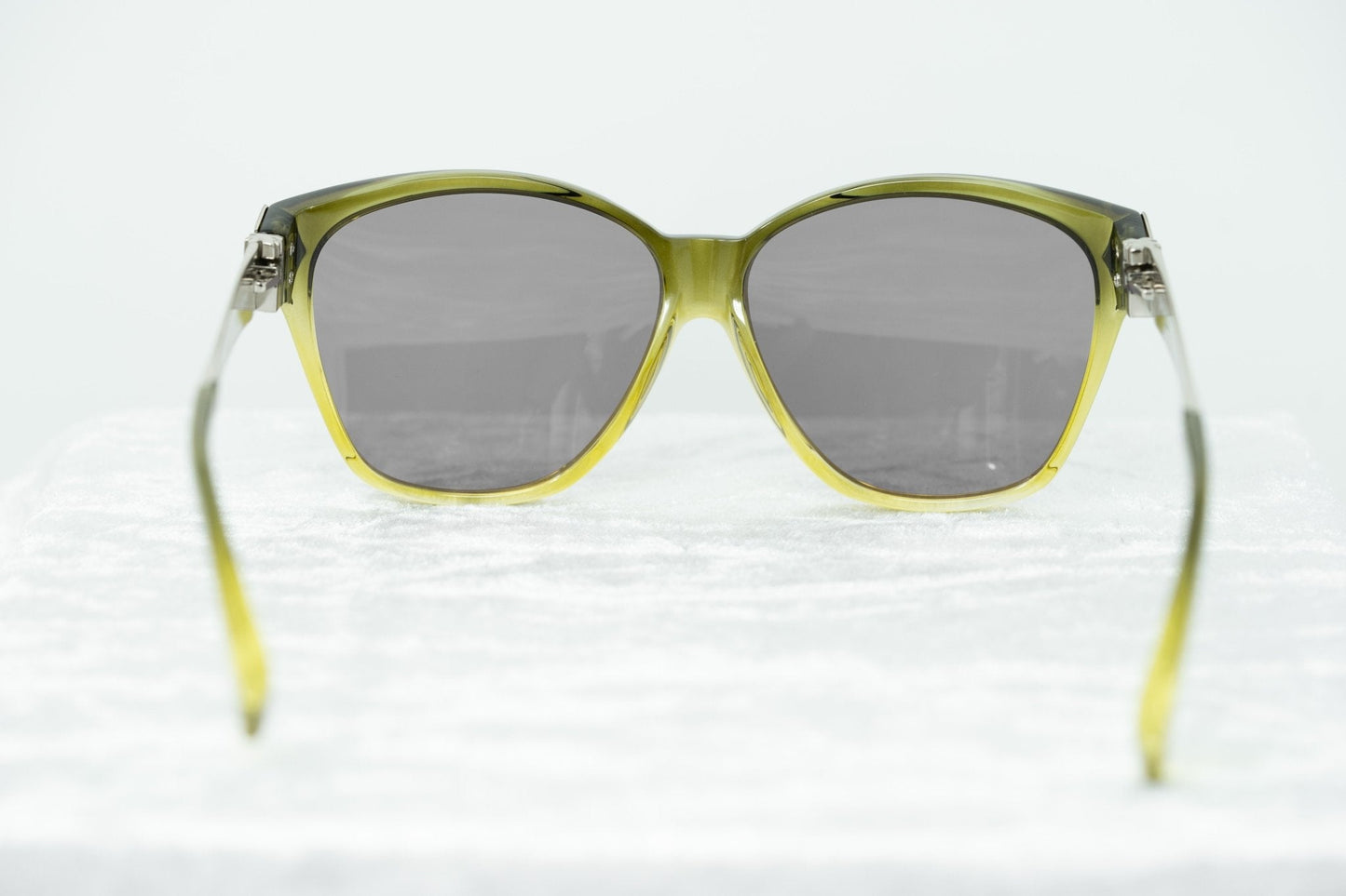 Yohji Yamamoto Sunglasses Rectangular Green and Grey