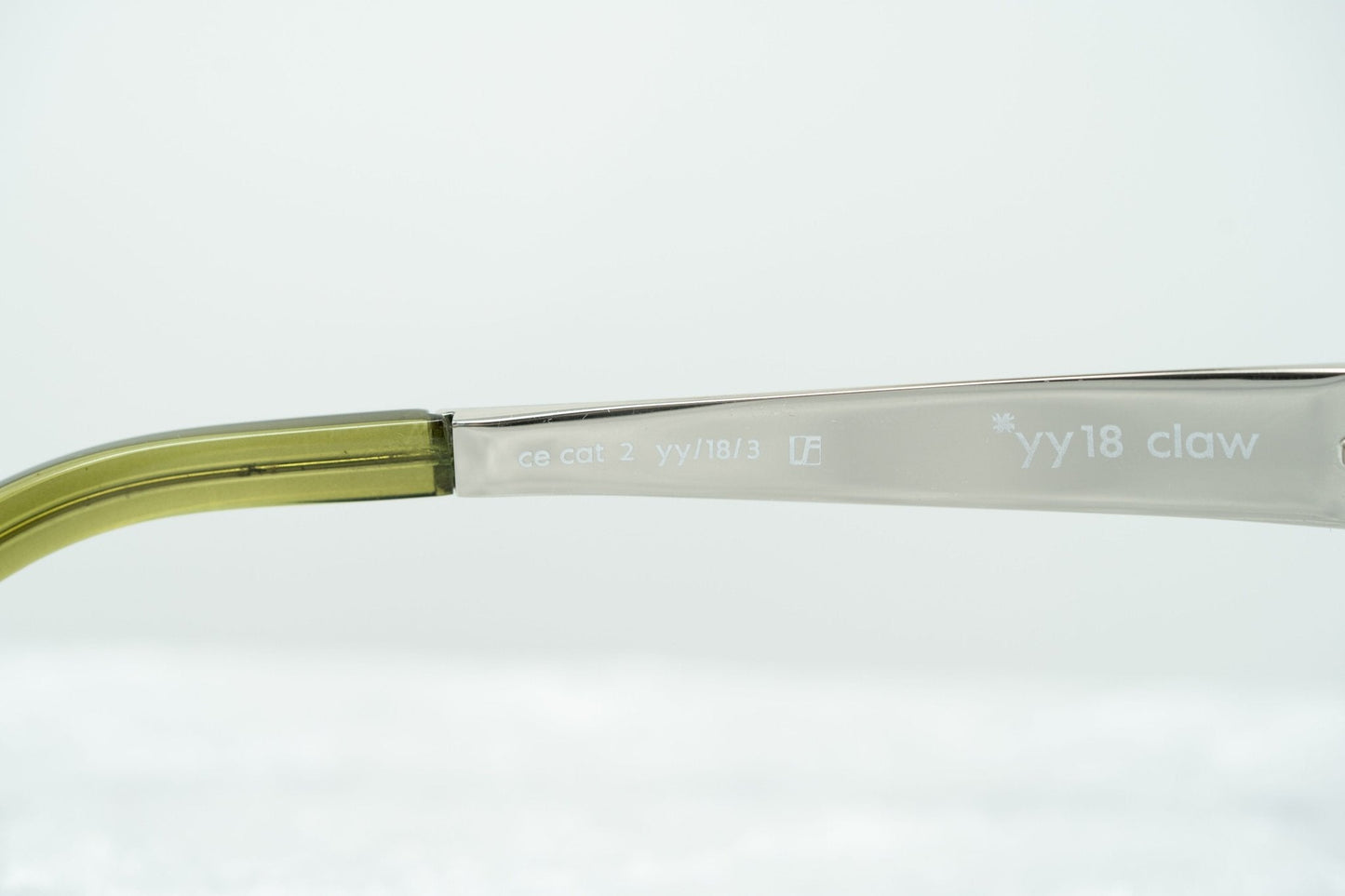 Yohji Yamamoto Sunglasses Rectangular Green and Grey