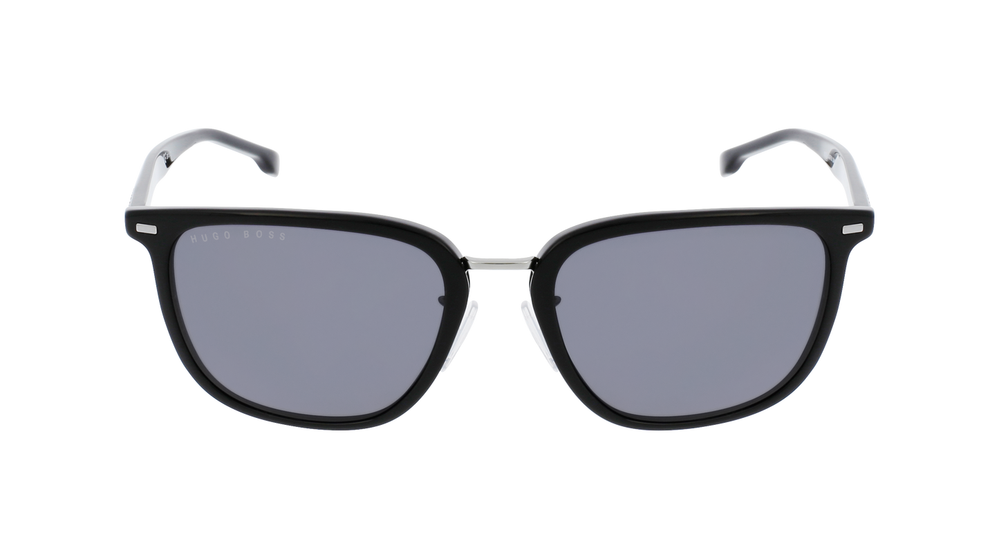 Boss by BOSS Men's Sunglasses Classic Square Black/Grey 1340/F/SK 284 M9