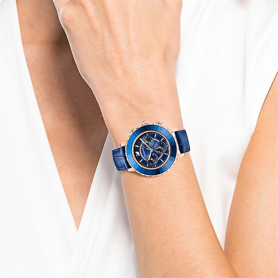 Swarovski Watch Octea Lux Chrono Blue 5563480