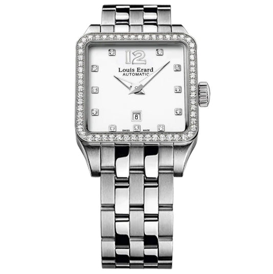 Louis Erard Watch Ladies Emotion Square White Diamond 20700SE11.BMA18