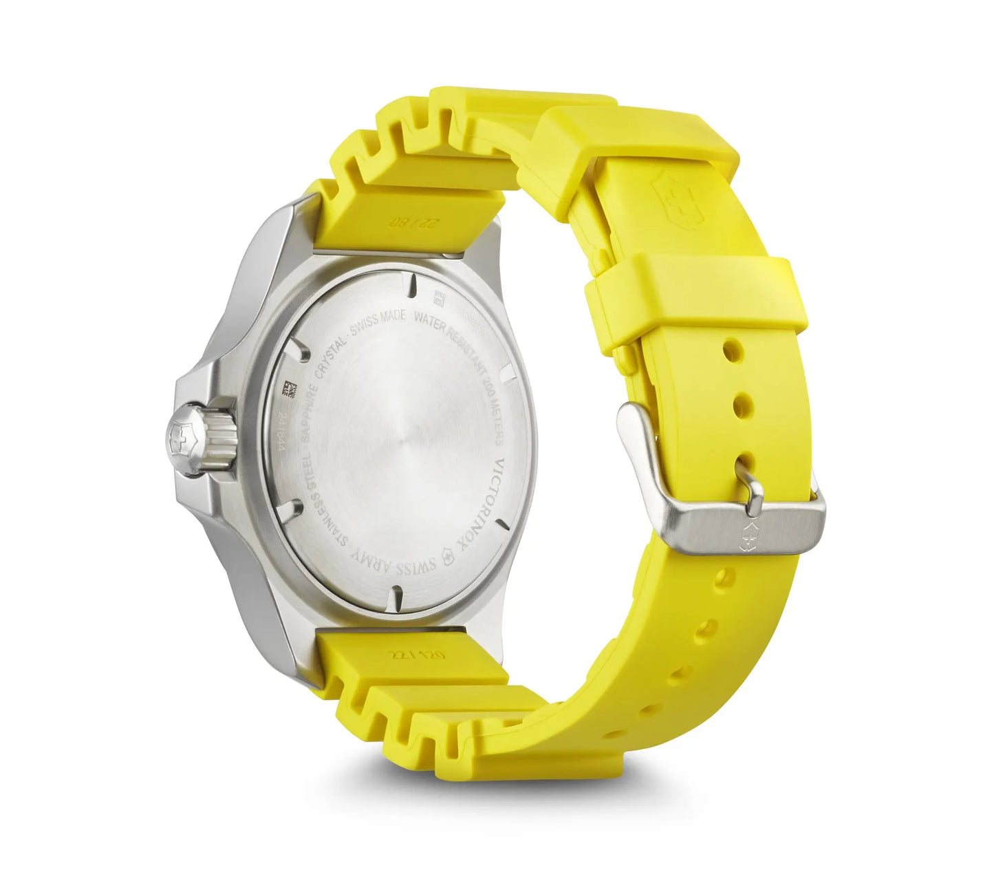 Victorinox Mens Watch I.N.O.X  Yellow Rubber Strap 241844
