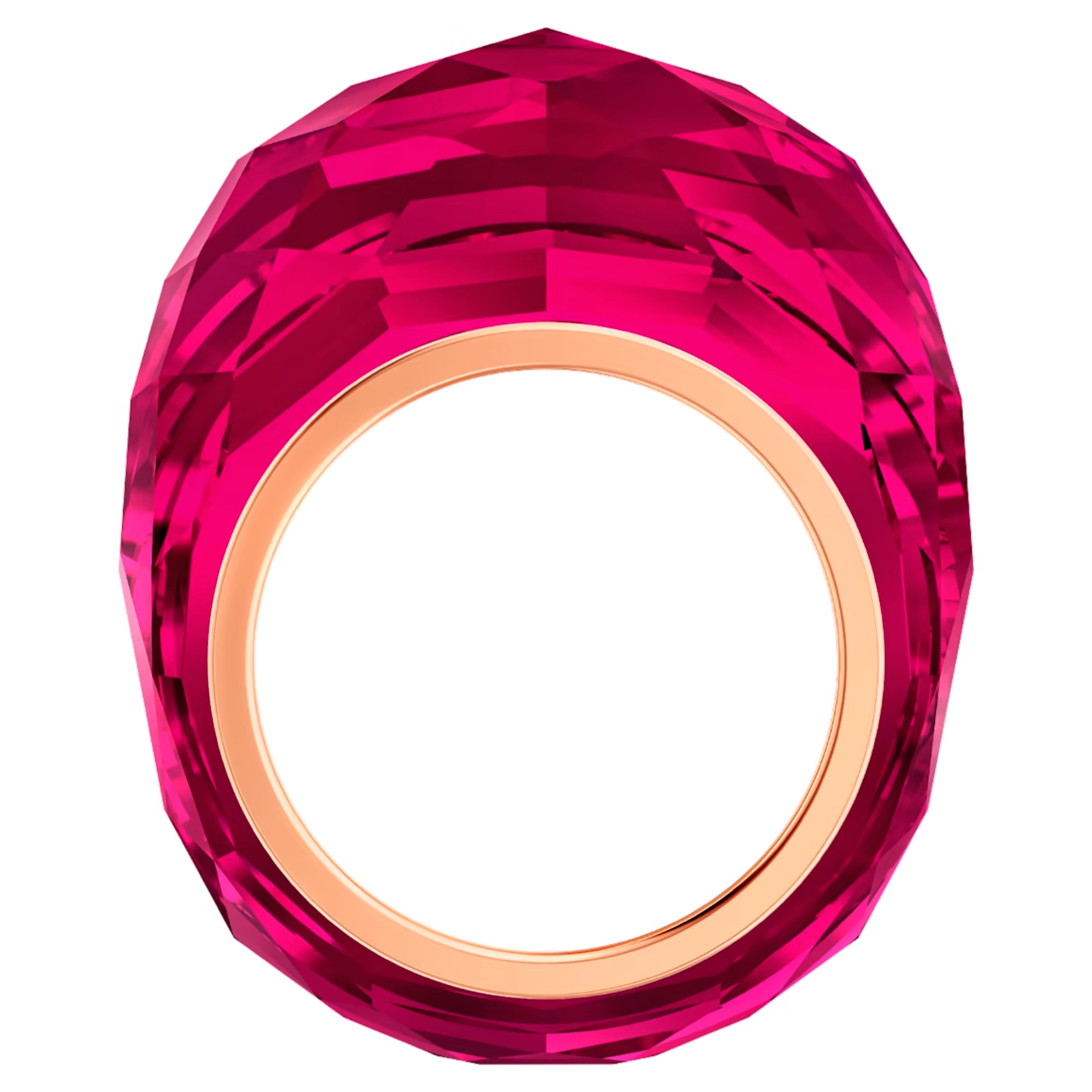 Swarovski Nirvana Ring Red Rose Gold-Tone Finish
