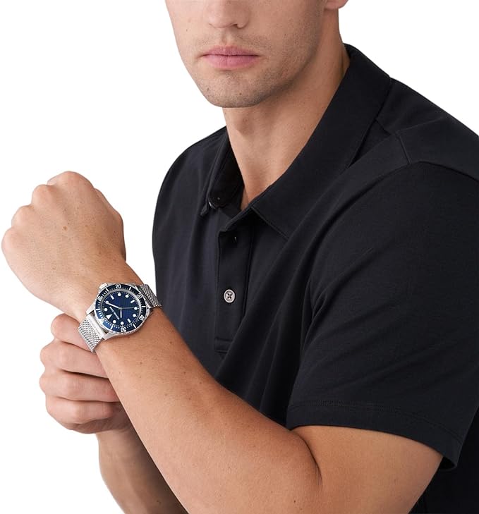 Michael Kors Men's Watch Everest 43mm Blue Silver MK9082