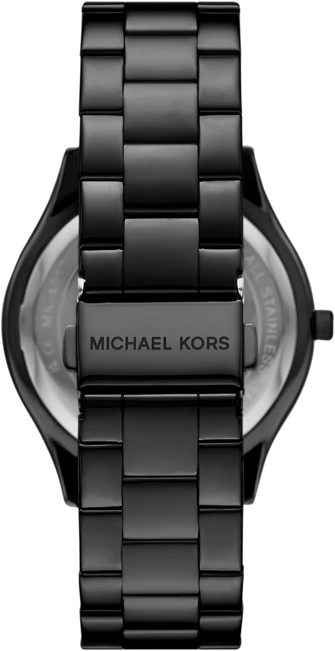 Michael Kors Ladies Watch Slim Runway 42mm Black MK4734