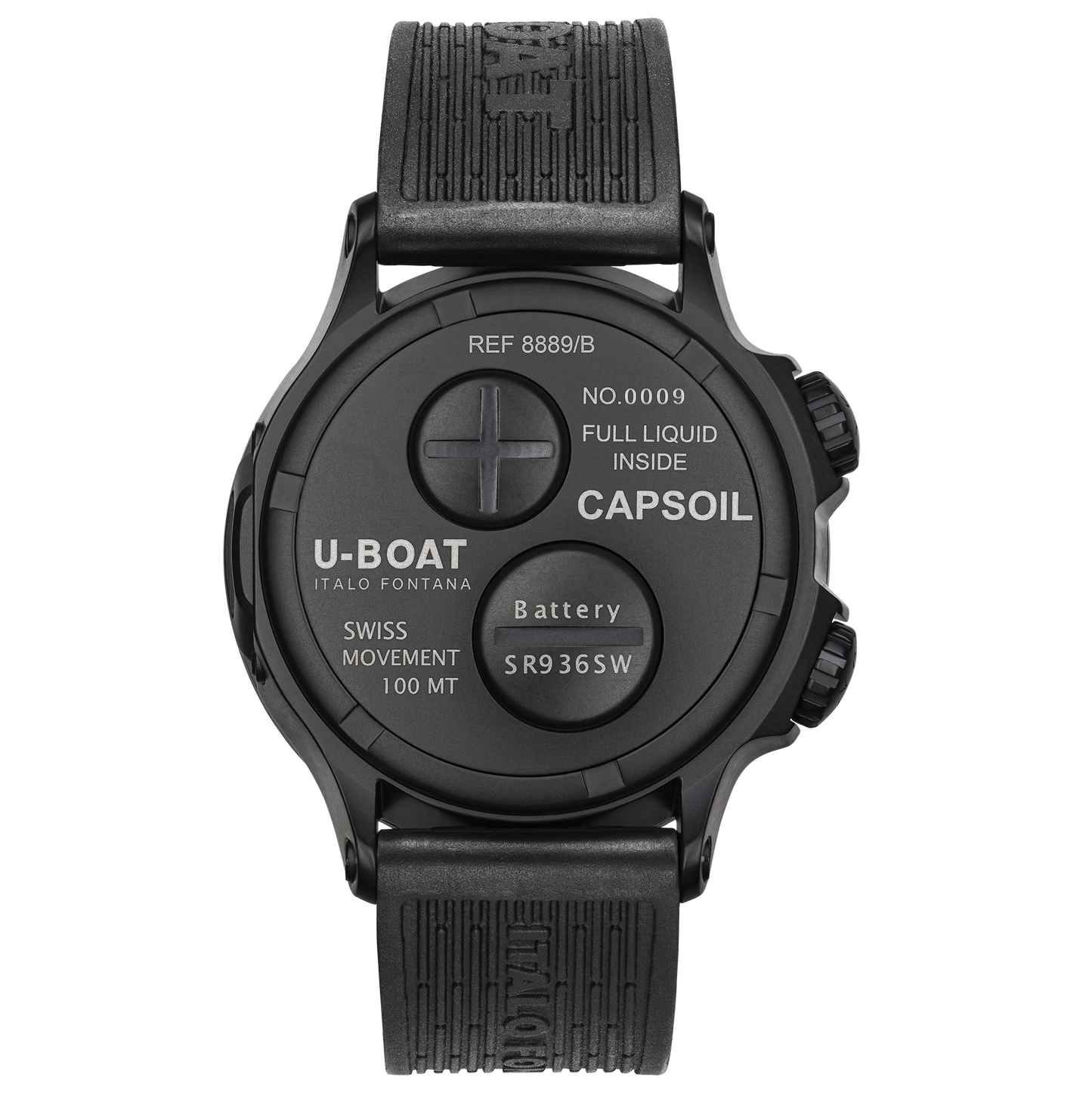 U-Boat Watch Capsoil Doppiotempo 45 DLC White Rehaut 8889/B