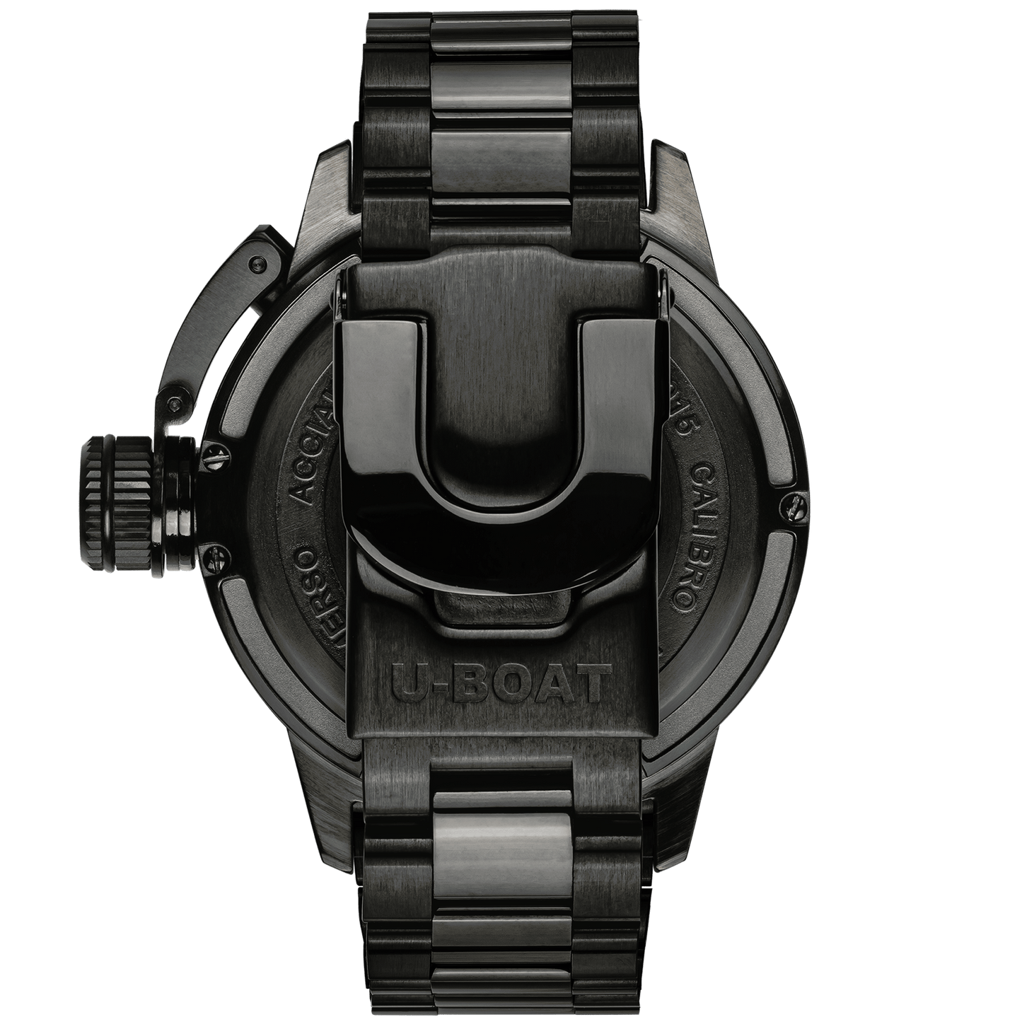 U-Boat Men's Watch Sommerso 46mm Diver Date Black DLC 9015/MT