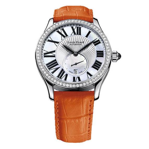Louis Erard Watch Men's Automatic Emotion Diamond Orange 92310SE01.BDA04