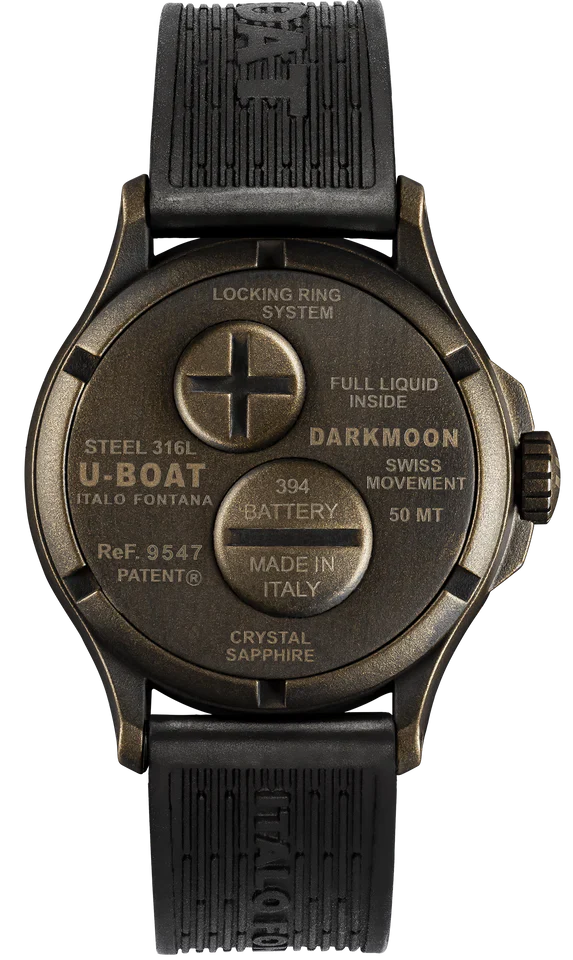 U-Boat Men's Watch Darkmoon 40mm Bronze Black 9547