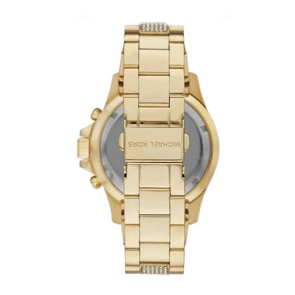 Michael Kors Ladies Watch Everest Chronograph 42mm Black Gold MK5828
