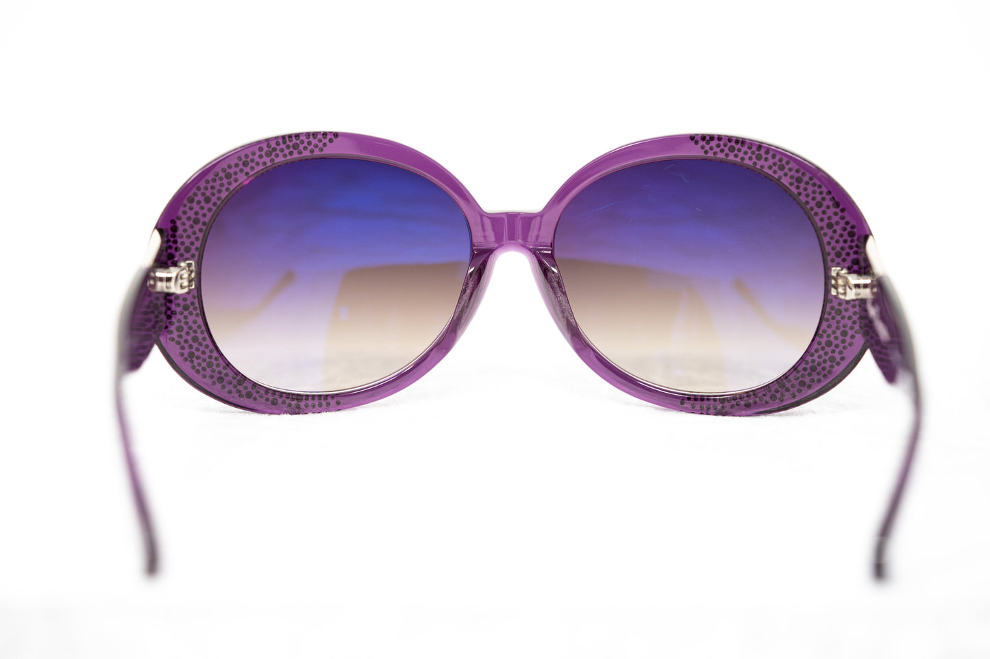 Agent Provocateur Oversized Frame Purple and Brown Lenses