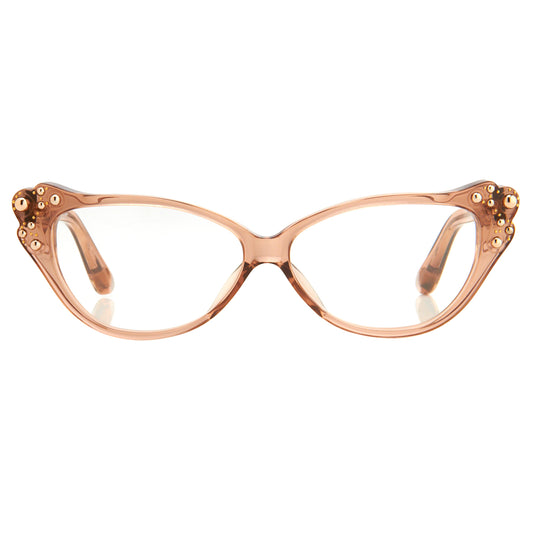 Agent Provocateur Ladies Eyeglasses Cat Eye Brown AP55C9OPT