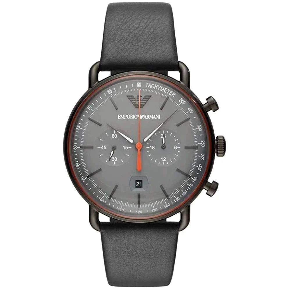 Emporio Armani Men's Aviator Chronograph Watch Black AR11168