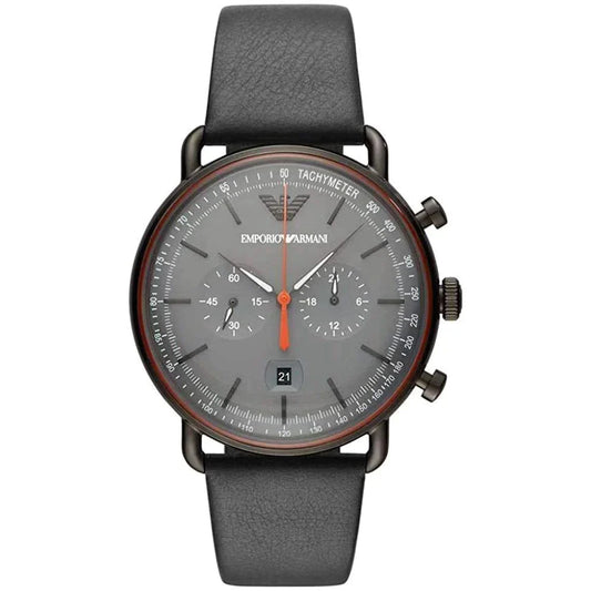 Emporio Armani Men's Aviator Chronograph Watch Black AR11168