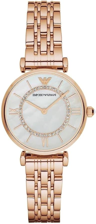Emporio Armani Ladies Watch T-Bar Gianni Rose Gold AR1909