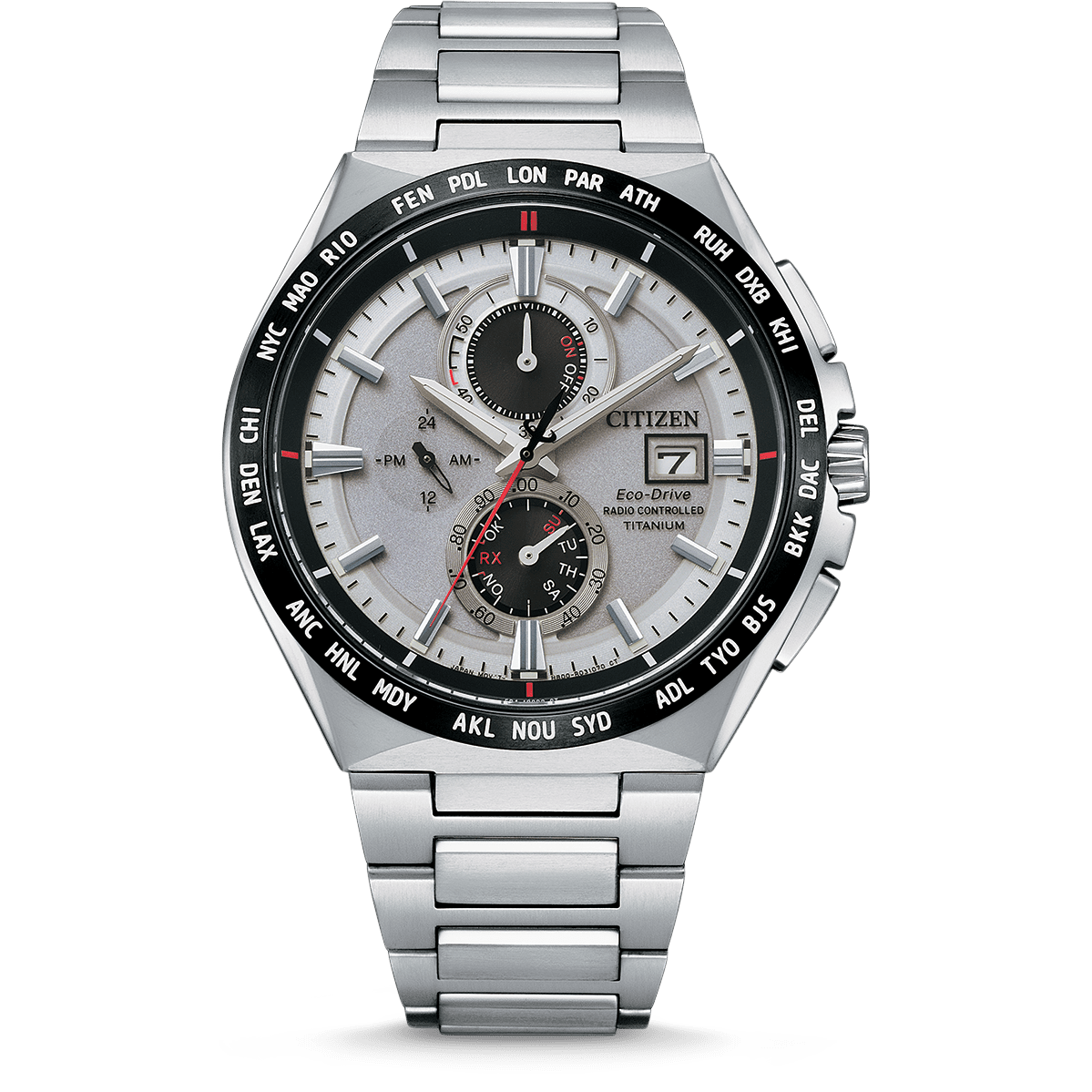 Citizen Eco-Drive Radio Controlled Titanium Men's Watch AT8234-85A