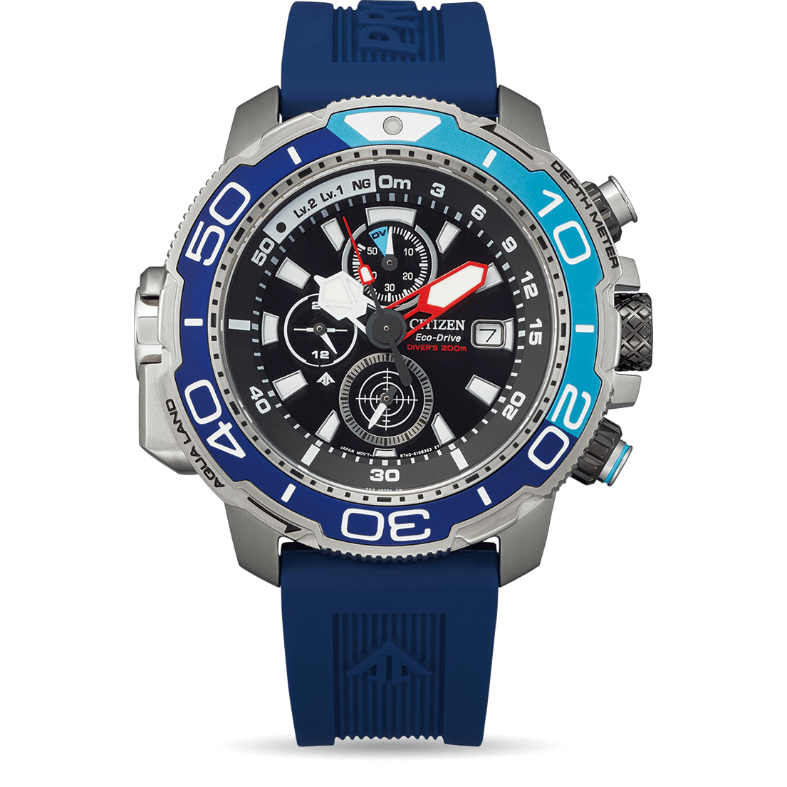 Citizen Men's Watch Eco-Drive Marine Promaster Blue BJ2169-08E