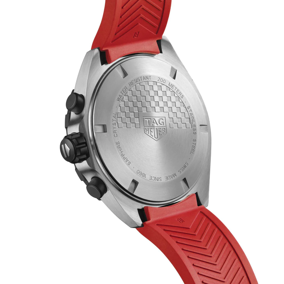 Tag Heuer Watch Formula 1 Chronograph Red Rubber CAZ101AN.FT8055