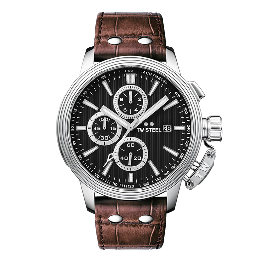TW Steel Watch Men's CEO Adesso Chronograph Black CE7005