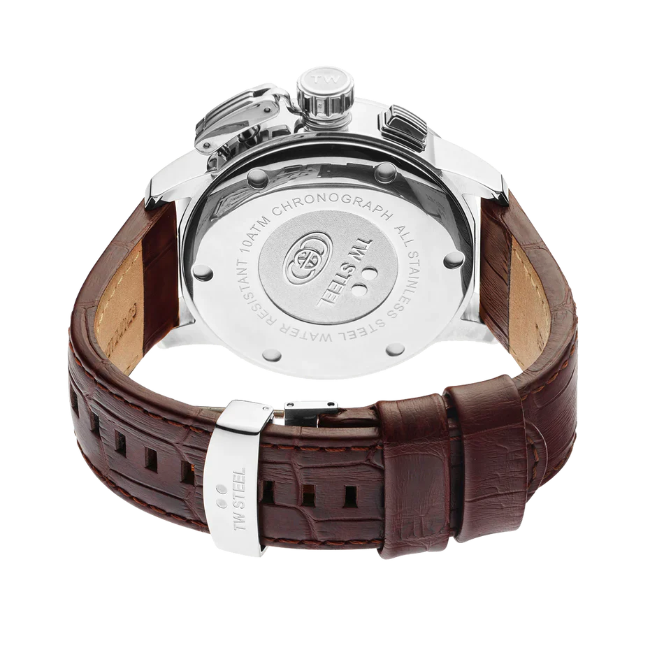 TW Steel Watch Men's CEO Adesso Chronograph Brown CE7009