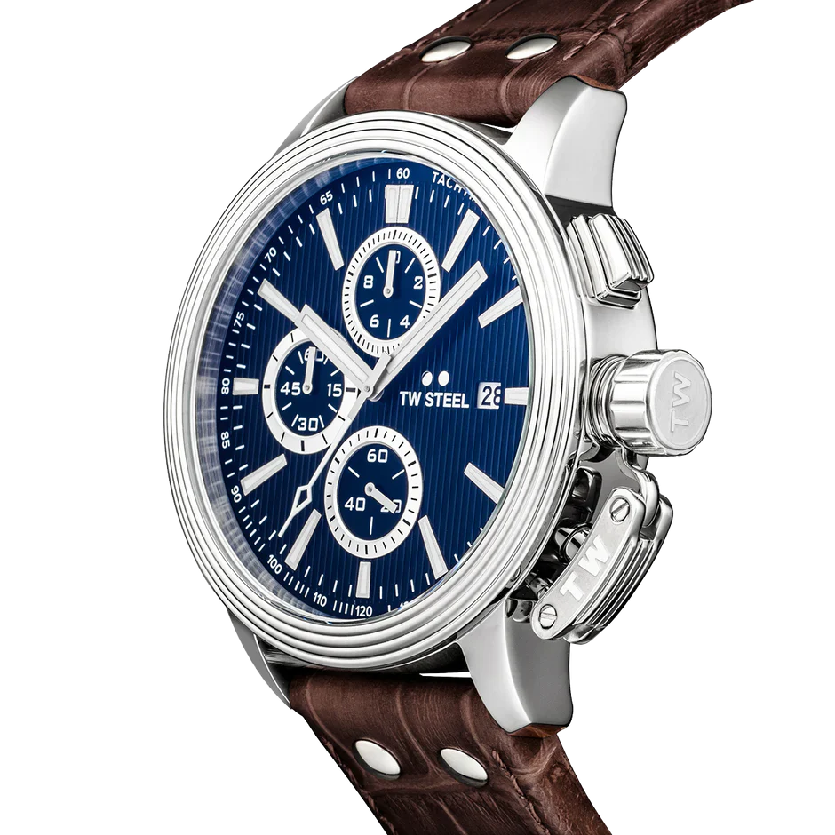 TW Steel Watch Men's CEO Adesso Chronograph Brown CE7009