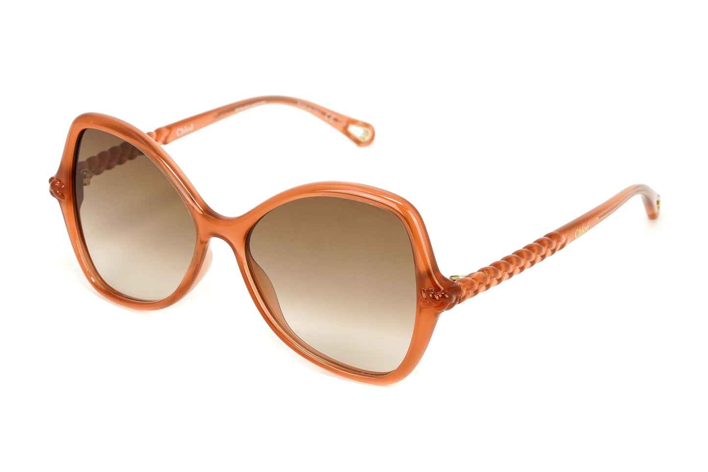 Chloé Women's Sunglasses Billie Oversized Butterfly Pink/Brown CH0001S-003 56